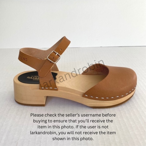 NEW Swedish Hasbeens New Covered Sandal Clog Nature 36 - Picture 3 of 14